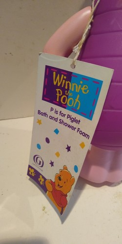 VINT - WINNIE THE POOH - PIGLET BB FIGURE + TOPPER- DISNEY - GROSVENOR UK-1990s - Picture 4 of 8