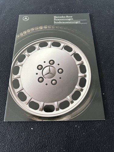 1990 Mercedes Option Equipment GERMAN Catalog 500SL 420SEL 300TE 560SEC Brochure - 第 1/8 張圖片