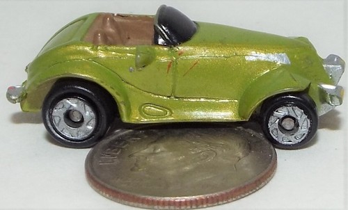 Small Micro Machine Plastic Plymouth Prowler in Green - Picture 2 of 3