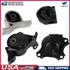 4X Engine Motor Mount & Auto Transmission For Honda Civic 2001-2005 1.7L
