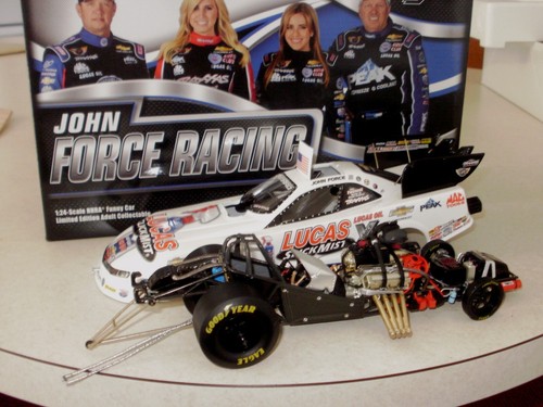 NHRA 1/24 JOHN FORCE 2015 LUCUS OIL SLICK MIST CAMARO FUNNY CAR 1/667 #398 - Picture 5 of 9