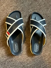 Men's Thom Browne Criss Cross Sandals Size 10.5 $650 retail. AUTHENTIC.