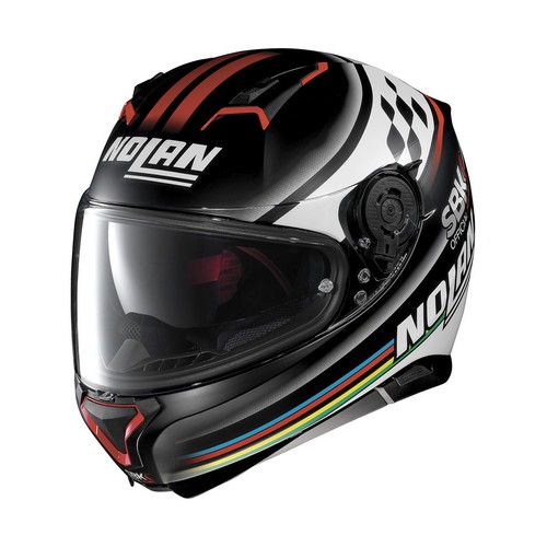 CASCO INTEGRALE NOLAN N87 N-87 SBK N-COM - 60 Flat Black TAGLIA XL | eBay