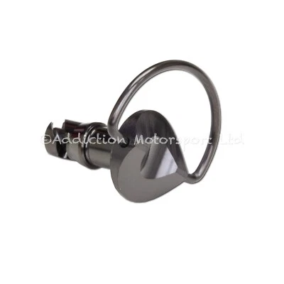 ADDICTION MOTORSPORT Sujetador de carenado DZUS de titanio negro de 17 mm de liberación rápida para Ducati 748