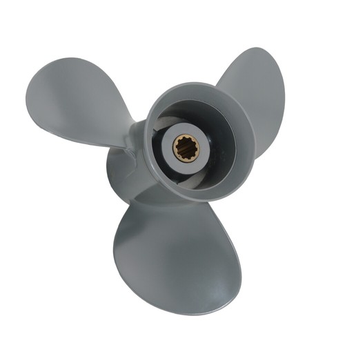 Boat Outboard Propeller 10.25x11 For Honda 4 Stroke 25-30HP 10 Tooth Aluminum - Foto 7 di 7
