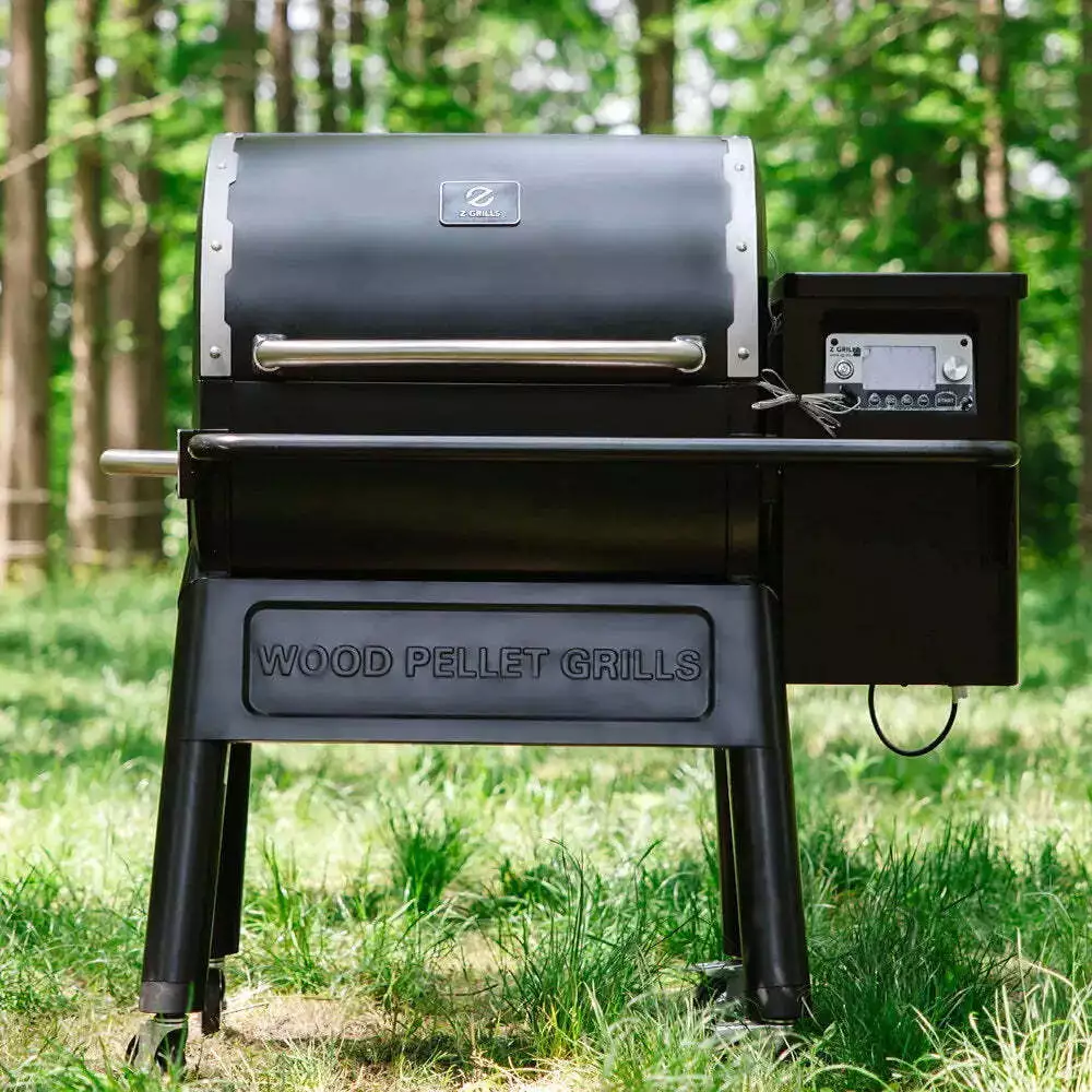 Z GRILLS 7052B Wood Pellet Grill and Smoker with WIFI Smart Home Technology PID