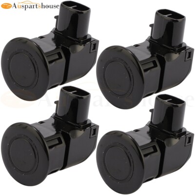 For 2012-2015 Lexus IS350 3.5L 4 Pcs Black Bumper Backup Parking Sensor