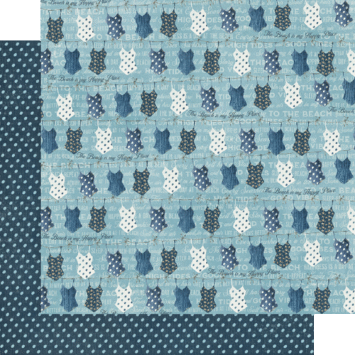 GRÁFICO 45 "LA PLAYA LLAMA" PAQUETE DE PAPEL 8X8 24 HOJAS OCEAN SCRAPJACK'S PL - Imagen 8 de 9