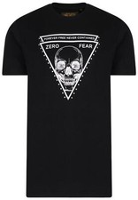 BIG MANS KAM MC504 ZERO FEAR SKULL TEE SHIRT 2XL3XL