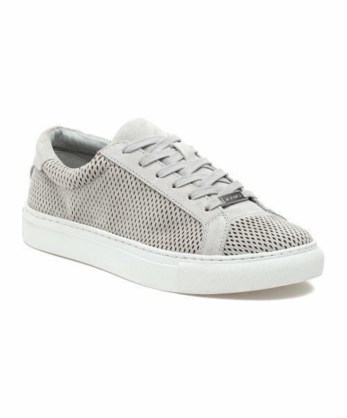 J Slides women’s Gray perforated slip-on plata form sneakers J/Slides Arley Studded Slip On Platform Sneaker Women 7.5M  main image 2