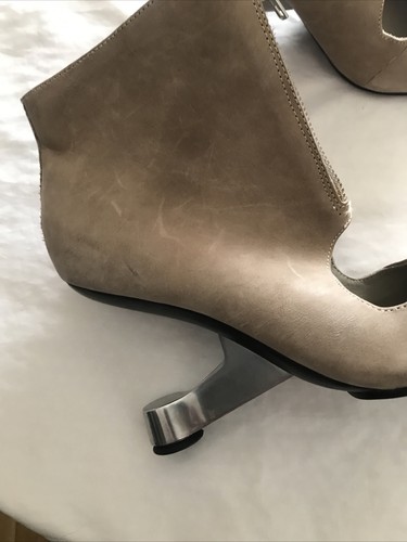 UNITED NUDE PARKA EAMZ BOOTIE STONE COLOR SIZE 39 US 8,5 NUBUCK LEATHER - Picture 4 of 12