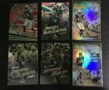 Lot 6 Panini Luminance Rookie Cards Receivers Valdes Hurst Schultz Smith Scott