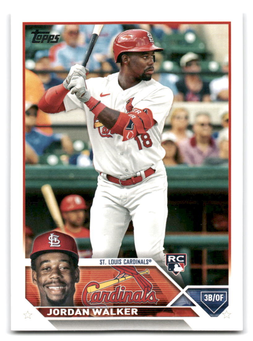 Jordan Walker 2023 Topps Baseball #344 St. Louis Cardinals Rookie RC