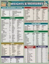BarCharts Weights & Measures Quick Study Reference Guide 2003