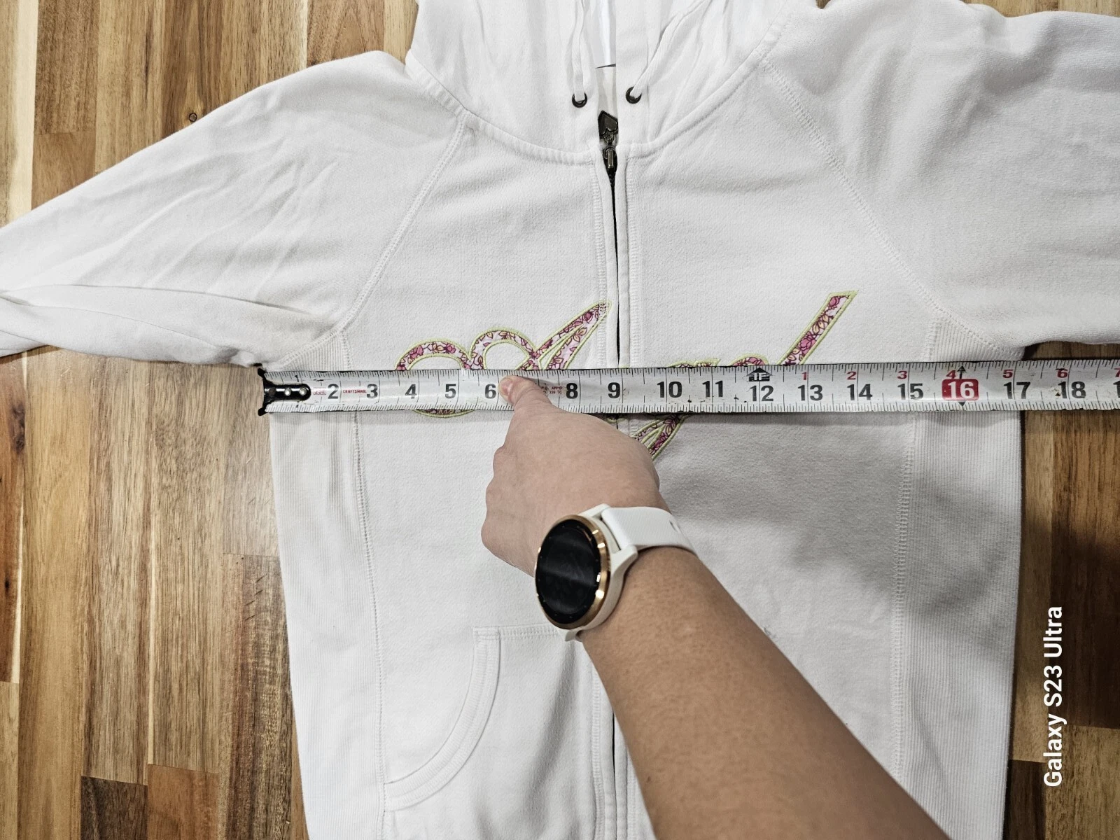 UNDERCOVER Felpa con cappuccio e zip Victoria's Secret Angel Spell Out taglia S