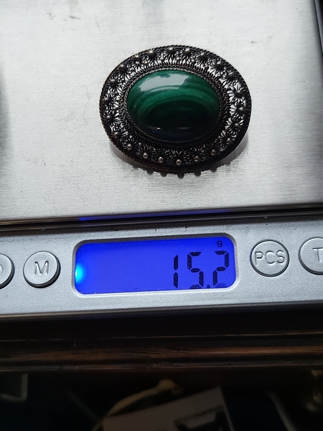 Beautiful Victorian Solid Silver Scottish Malachi… - image 5