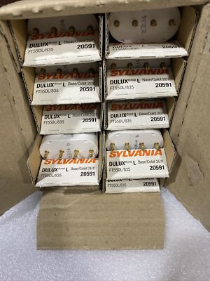 Case Of 10 - SYLVANIA 20591 - FT55DL/835/ECO - 55 Watt CFL Light Bulb