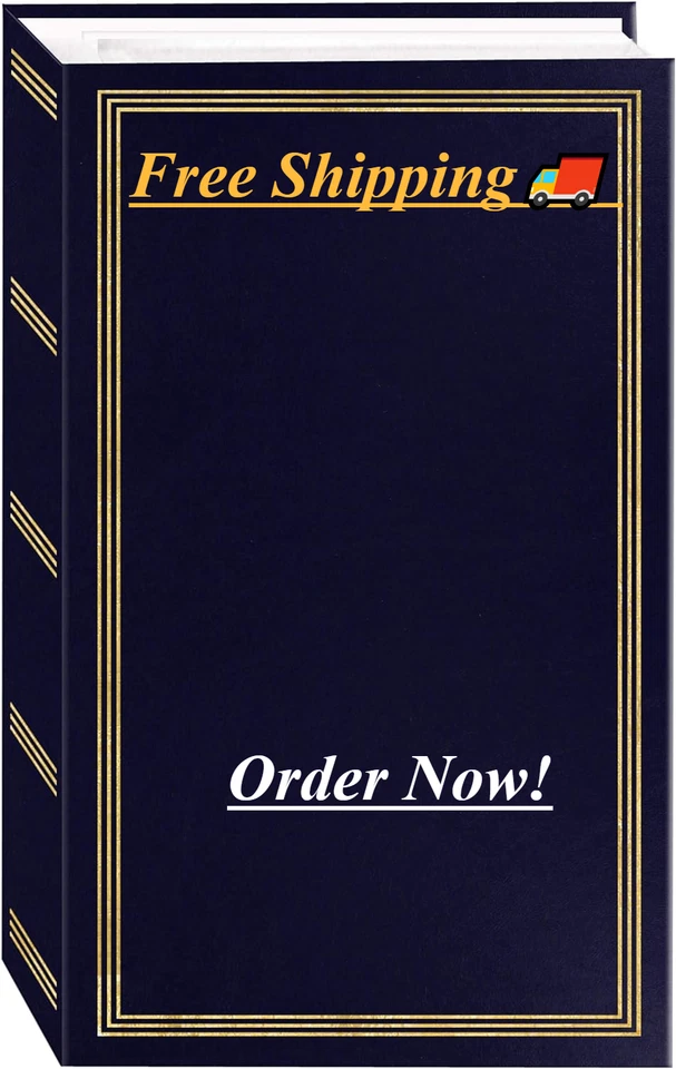 Álbum de fotos 4X6 504 bolsillos organizador de imágenes almacenamiento familiar memoria sostiene libro Foto 2 de 4