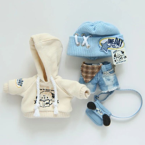 Kleidung - Hüte Hoodies Jeansshorts für 1:12 BJD Puppe OB Obitsu 11 Ymy Puppe Spielzeug - Bild 7 von 9