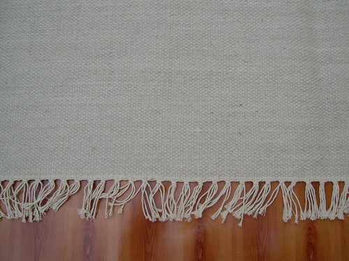 Afghan Rug Oriental Area Rug Wool Floor Mat 5x7 Beige Kilim Rug Hand Woven - Picture 3 of 6