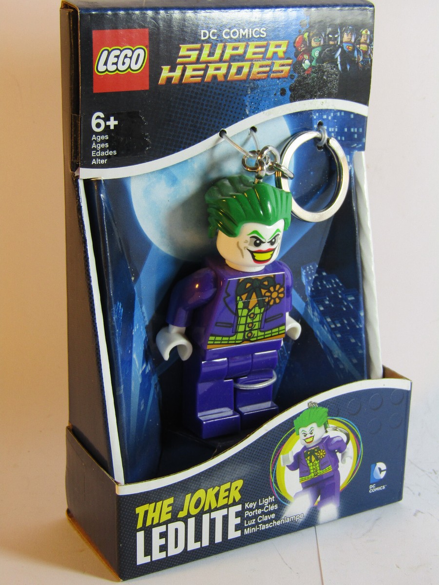 LEGO LED LITE JOKER Minifigure Keychain Keyring Figure Toy Led