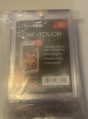 Ultra Pro One-Touch Magnetic Card Holder 35pt Point - 5 PACK