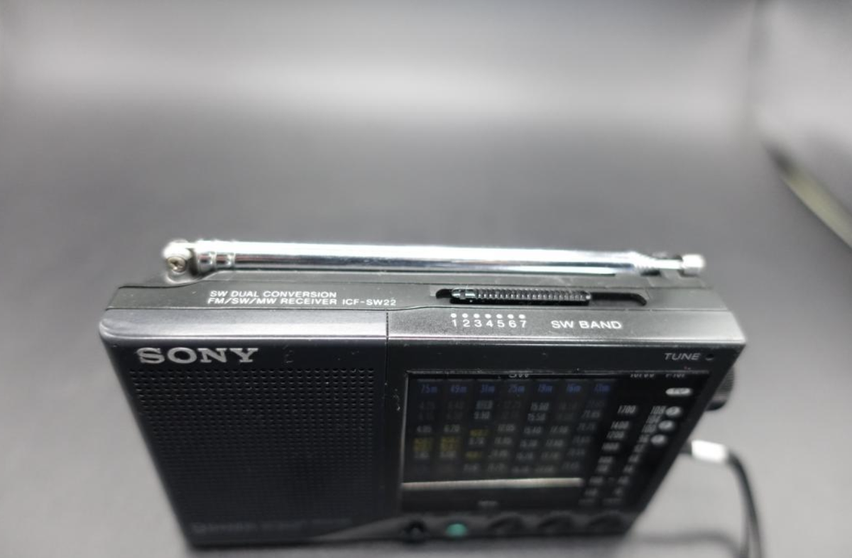 SONY Radio ICF-SW22 SW/FM/AM Portable Radio Black #8900 for
