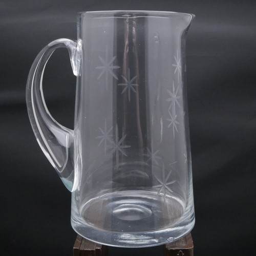 MCM 1950s Star Dust by C G Quartzex Quartex Noritake Pitcher Punch Glass 10 Cups - Picture 5 of 24