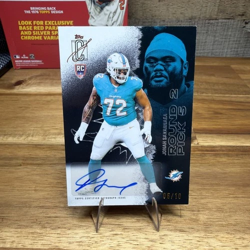 2025 Topps Jonah Savaiinaea Shop for 2025 Topps Signature Class Football Rookie autographs on eBay (Raw)