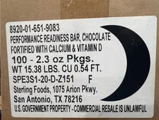 Performance Readiness Bars Pick 4 6 12 packs or case Chocolate or Salted Caramel