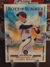 2025 Panini Boys Of Summer Purple SP RC Coby Mayo Orioles Rookie /49 🔥