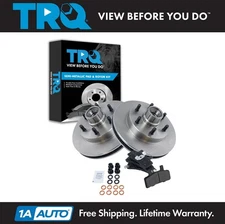 TRQ Front Semi-Metallic Brake Pad & Rotor Kit for Chevy GMC Truck Pickup