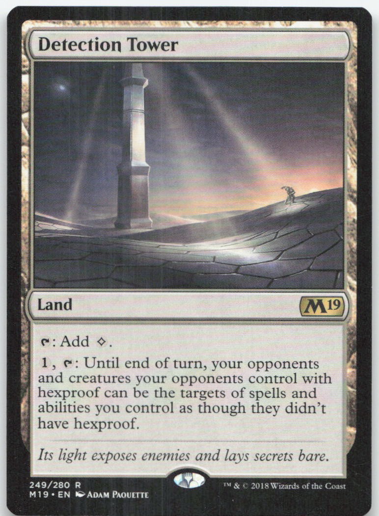 Detection Tower - 249 - NM - Core Set 2019