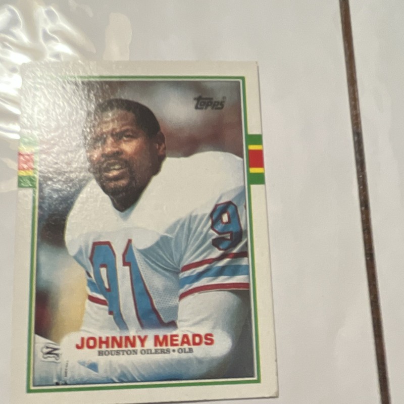 Topps Johnny Meads Houston Oilers #2 NFL Football Base Set Trading Card