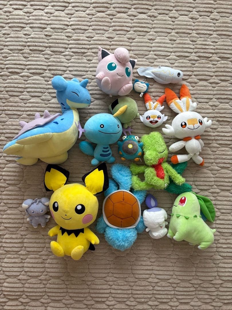 Pokemon Plush Toy Set 16 Items, Including Charizard, Used, All Good