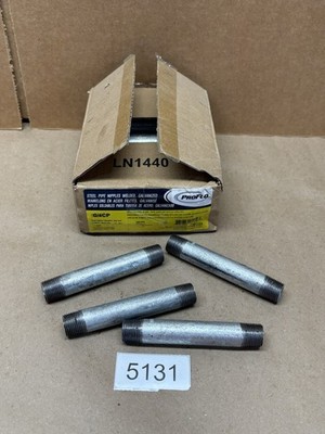 ProFlo Galvanized Steel Pipe Nipples SCH 40 Welded 3/8''x 4'' IGNCP Lot of 25