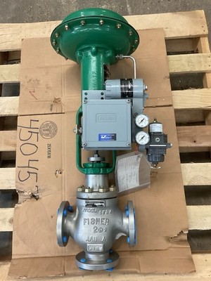 Fisher 2'' Stainless Type YD Size 667 Type 40 Actuator Control Valve DVC 35821