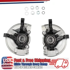 Pair Front Wheel Hub Bearings For Dodge Caliber Jeep Compass Patriot Assembly