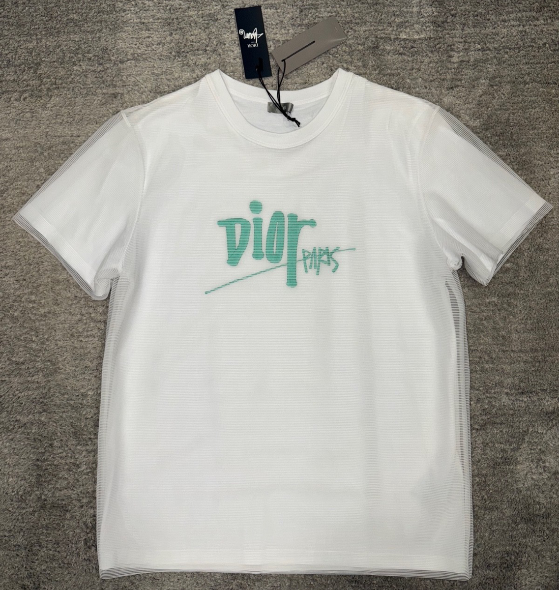 Dior グラデーション Tシャツ 12M Dior T-shirt Multicolor Polyester Graphic Knit Size M International