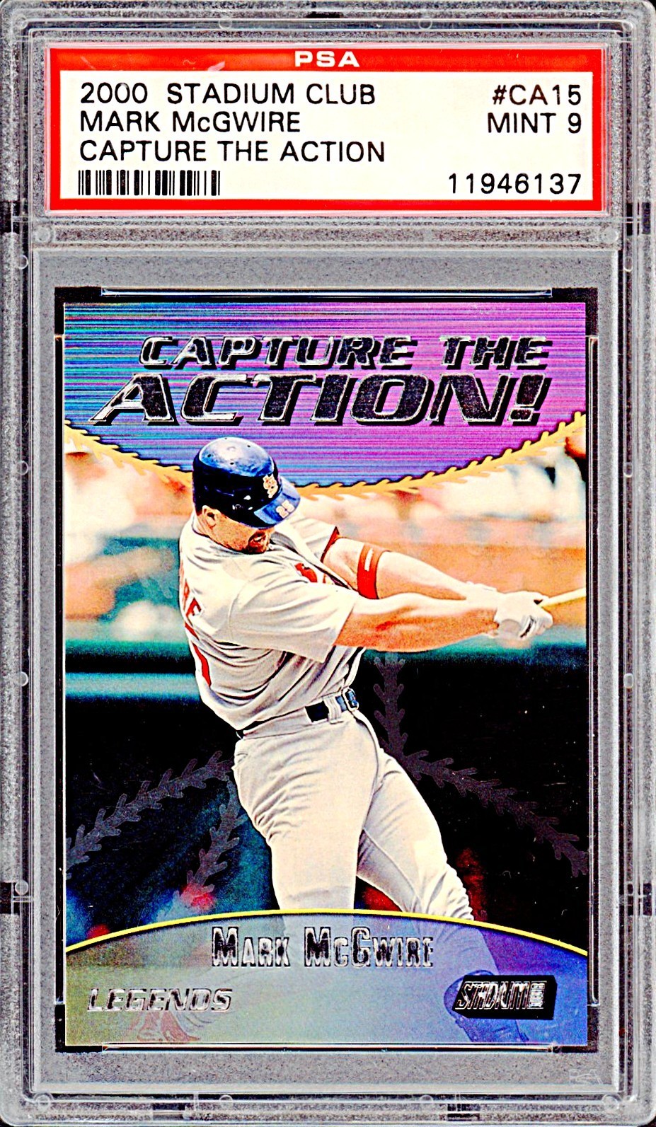 2000 Topps Stadium Club - Capture the Action Mark McGwire #CA15 PSA 9