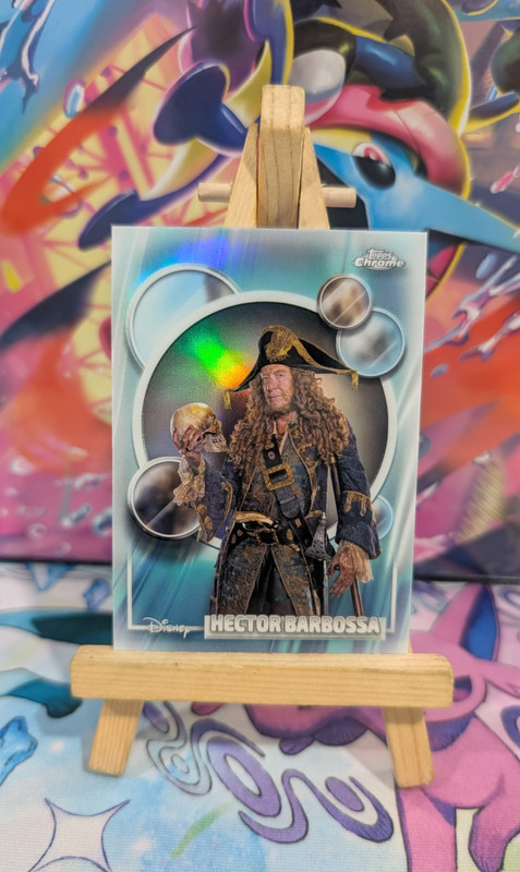 Topps Chrome Disney Pirates of the Caribbean Hector Barbossa #16 Refractor