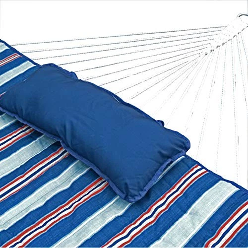 Cotton Rope Hammock Stand Pad and Pillow Combination - Image 3 of 3