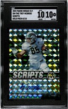 2022 Panini Mosaic DP Trey McBride GOLD PRIZM /10 Rookie SGC 10 w/10 AUTO