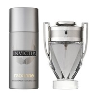 Paco Rabanne Invictus Geschenkset Edt 100 Ml + 150 Ml Deodorant Spray Ovp Neu