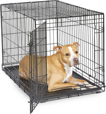 Midwest Homes for Pets 36-Inch  Crate for Medium-Large Breeds, 41-70 Lbs, Single