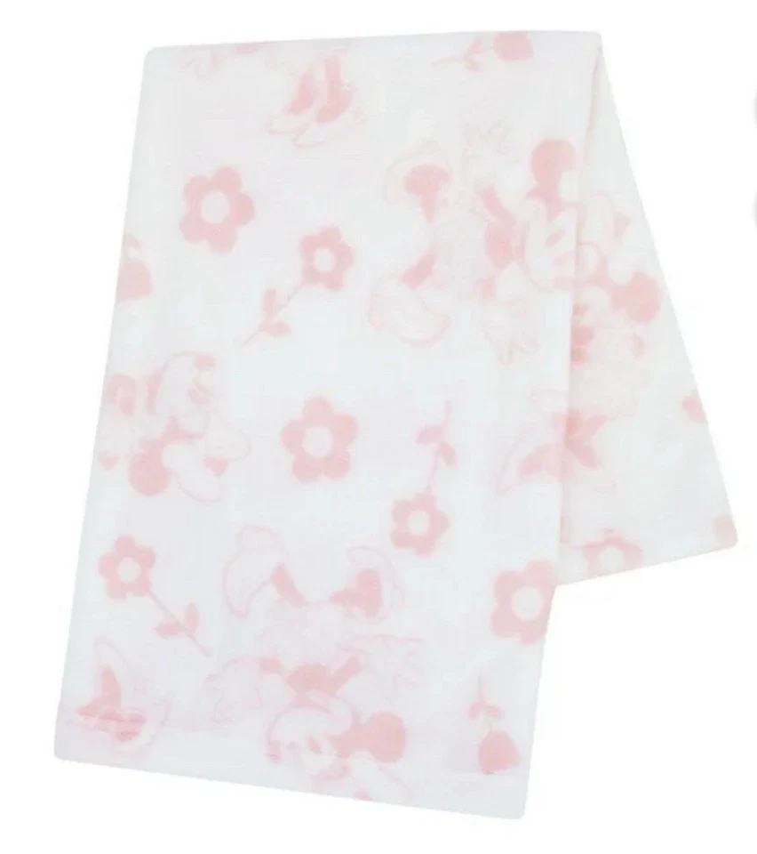 Conjunto de berço Disney Baby Minnie Mouse 3 peças 🌺 🎀 rosa/jardim de flores/flores/arcos - Imagem 4 de 4