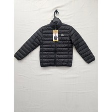 Eddie Bauer Youth Down Packable Jacket Black Kids Size Medium 7/8 E934OW903 NEW