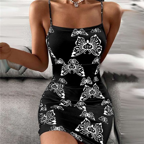 Mini Slip Bodycon Sexy Summer Sundress Fashine Women For Party Wrap Dress - Picture 8 of 12