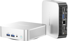 GEEKOM A6 Mini PC with AMD Ryzen 7 6800H, 32GB DDR5 RAM, 1TB Pcie 4.0 Nvme SSD,