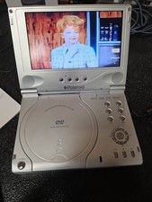 Polaroid PDV-0713A 7" Silver Portable DVD Player Car Widescreen Movies Media